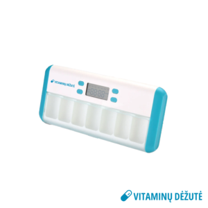 Didelė vitaminų dėžutė su priminimu